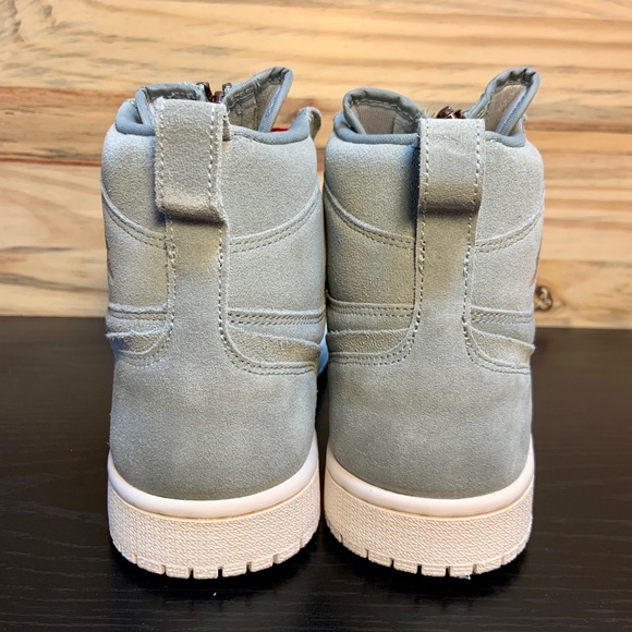 New Air Jordan 1 Women's High Zip Suede Sneakers - Picture 6 of 7